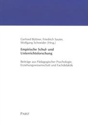 Empirische Schul- und Unterrichtsforschung - Cover