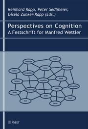 Perspectives on Cognition/Perspektiven der Kognitionsforschung
