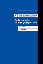 Die Domain als Verfügungsgegenstand - Cover