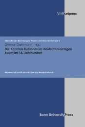 Die Kenntnis Rußlands im deutschsprachigen Raum im 18.Jahrhundert - Cover