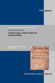 Verfassungen oldenburgischer Bauerschaften - Cover