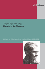 Literatur in der Moderne - Cover