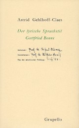 Der lyrische Sprachstil Gottfried Benns