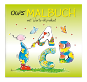 Oups Malbuch mit Werte-Alphabet - Cover