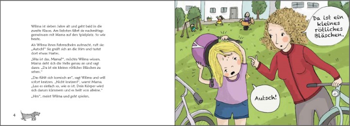 Wilma und die Windpocken - Das Bilder-Erzählbuch für Kinder, die Windpocken haben oder mehr darüber wissen wollen - Abbildung 1