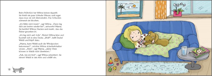 Wilma und die Windpocken - Das Bilder-Erzählbuch für Kinder, die Windpocken haben oder mehr darüber wissen wollen - Abbildung 5