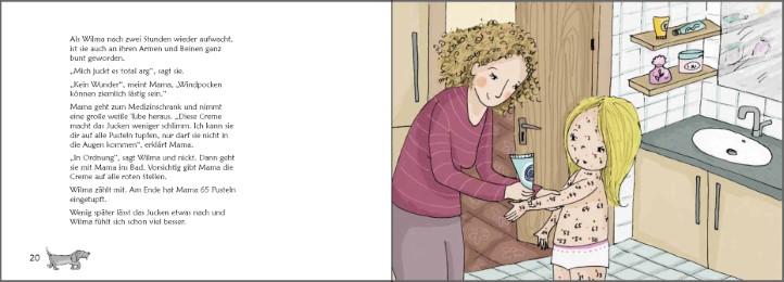Wilma und die Windpocken - Das Bilder-Erzählbuch für Kinder, die Windpocken haben oder mehr darüber wissen wollen - Abbildung 6