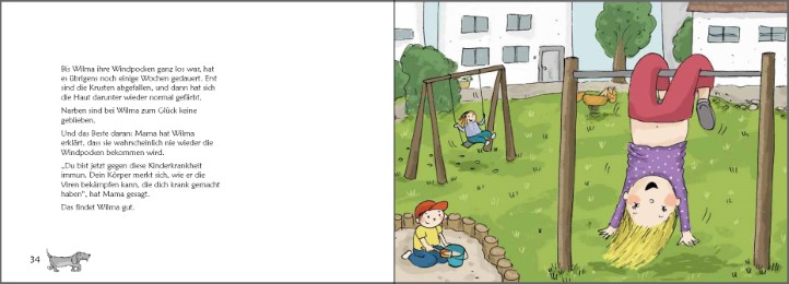Wilma und die Windpocken - Das Bilder-Erzählbuch für Kinder, die Windpocken haben oder mehr darüber wissen wollen - Abbildung 8