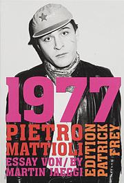 Pietro Mattioli 1977 - Cover