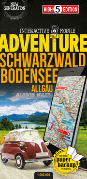Interactive Mobile ADVENTUREMAP Schwarzwald Bodensee Allgäu