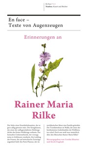 Erinnerungen an Rainer Maria Rilke