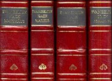 Die vier Evangelien (4 Bände)