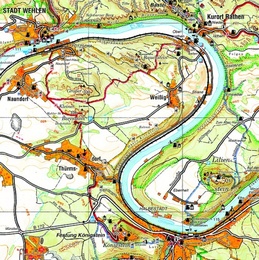 Große Karte der Sächsischen Schweiz 1:30000 - Abbildung 1