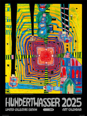 Großer Hundertwasser Art Calendar 2025 - Cover
