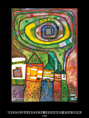 Großer Hundertwasser Art Calendar 2025 - Abbildung 5