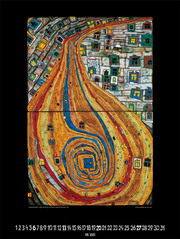 Großer Hundertwasser Art Calendar 2025 - Abbildung 7