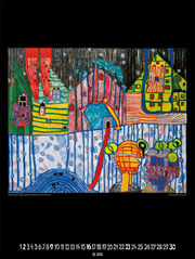 Großer Hundertwasser Art Calendar 2025 - Abbildung 11
