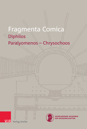 FrC 25.2 Diphilos frr. 59-85 - Cover