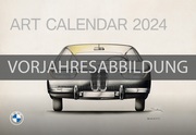 arti promotion - BMW Classic Art 2025 Wandkalender, 49,5x34,2cm, Kalender mit kunstvollen Modellen aus der BMW Geschichte, zeichnerische Abbildungen verschiedener Modelle, mit Spiralbindung