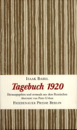 Tagebuch 1920