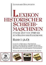 Lexikon historischer Schreibmaschinen 1 (A-O)