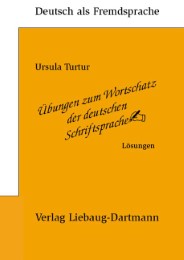 Übungen zum Wortschatz der deutschen Schriftsprache - Cover
