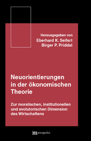 Neuorientierungen in der ökonomischen Theorie - Cover
