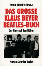 Das grosse Klaus Beyer Beatles-Buch - Cover