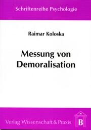 Messung von Demoralisation.