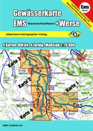 Gewässerkarte Ems + Werse
