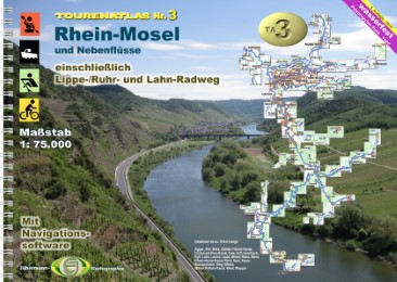 TourenAtlas 3: Rhein-Mosel und Nebenflüsse