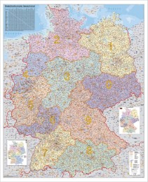 Postleitzahlenkarte Deutschland - Cover