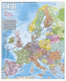 PLZ-Karte, Europa