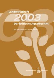 Landwirtschaft 2003