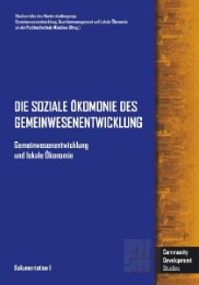 Gemeinwesenentwicklung und Lokale Ökonomie - Cover