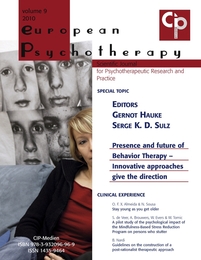 European Psychotherapy 2010