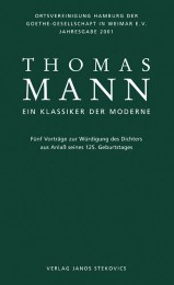 Thomas Mann - Ein Klassiker der Moderne - Cover