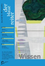 Der Blaue Reiter. Journal für Philosophie / Wissen - Cover