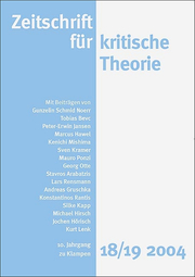 Zeitschrift für kritische Theorie / Zeitschrift für kritische Theorie, Heft 18/19