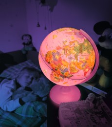 Kinder Leuchtglobus 'Zoo Pink' - Abbildung 1