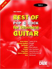 Best of Pop & Rock for Classical Guitar Vol. 6