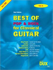 Best of Pop & Rock for Classical Guitar Vol. 8