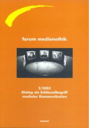 Dialog als Schlüsselbegriff medialer Kommunikation - Cover