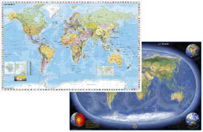 Weltkarte/Erde Panorama