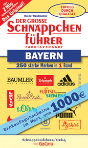 Der grosse Schnäppchenführer Bayern - Cover