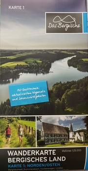 Wanderkarte Bergisches Land: Norden/Osten - Cover