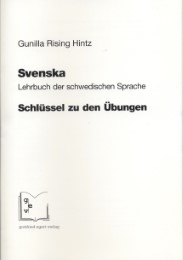 Svenska - Lehrbuch der schwedischen Sprache