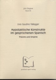 Hypotaktische Konstrukte im gesprochenen Spanisch - Cover