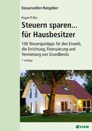 Steuern sparen...für Hausbesitzer 7. Auflage - Cover