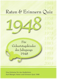 Raten und Erinnern Quiz 1948